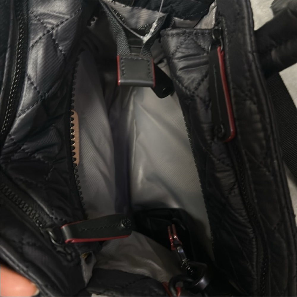 MZ Wallace Black Quilted Handbag Metro Box Tote - Picture 2 of 2